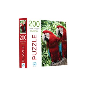 Papağan 200 Parça 2,2mm Kalınlık 34x48cm Profesyonel Hobi Puzzle Yapboz Serisi