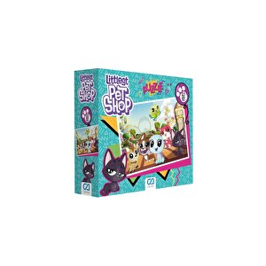 Littlest Pet Shop Lisanslı 60 Parça 34x24cm Çocuk Puzzle Yapboz Serisi