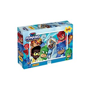 Pjmasks : Pijamaskeliler Lisanslı 200 Parça 33x48cm Çocuk Puzzle Yapboz Serisi