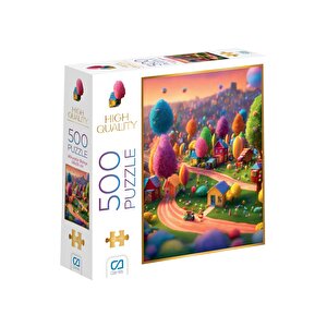 Minyatür Bahçe 500 Parça 2,2mm Kalınlık 33x48cm Profesyonel Hobi Puzzle Yapboz Serisi