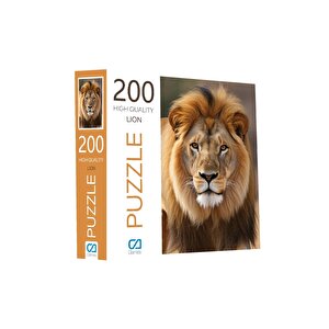 Aslan 200 Parça 2,2mm Kalınlık 34x48cm Profesyonel Hobi Puzzle Yapboz Serisi