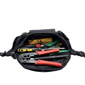 Tekniker Makinist Elektrikçi Alet Ve Takım Bel Çantası Siyah