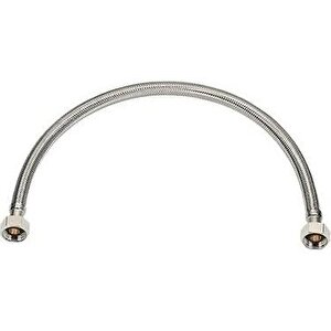 Flex Hortum Çelik Klozet Bağlantı Hortumu 3/8x3/8'' 50 Cm