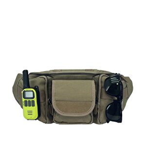 Cordura 1000d Makinist Elektrikçi Alet Ve Takım Bel Çantası Bej