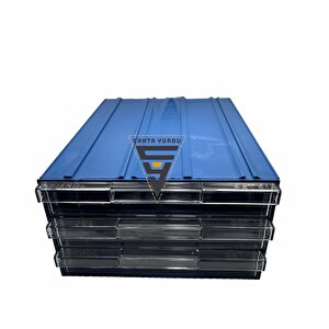 Sembol 513 Plastik Üç Çekmeceli Kutu 340x260x150mm 12 Adet