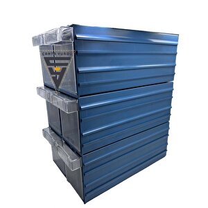 Sembol 501 Plastik Çift Çekmeceli Kutu 302x210x124mm 10 Adet