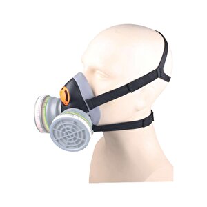Deltaplus M6400 Jupiter Yarim Yüz Maske (sadece Maske Fi̇ltreler Dahi̇l Deği̇l) Ki̇myasal Ve Parti̇küllü Ortamlarda St Kalipli Tdrtr