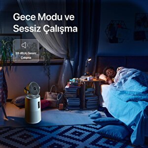 Xenon Smart Akıllı Fanlı Hava Temizleyici, Wi-fi, Aromaterapi Özellikli Air Purifier, Cadr 390m³/s, 3 Katmanlı Hepa13 Filtreli, X7422