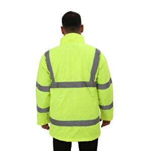 Bestguard Yüksek Görünürlüklü İşçi Parkası - İş Parkası - Yüksek Görünümlü Parka
