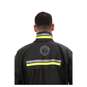 Motosiklet Yağmurluğu Alt Üst Takım Pvc Su Geçirmez  Motorcu Yağmurluk - Kurye Yağmurluk