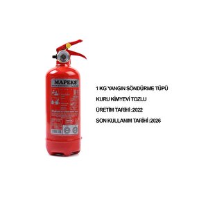 Mapeks Araç Yangın Tüpü 1 Kg Ve 2 Adet Reflektör Ve Kayma Takozu Oto Trafik Seti