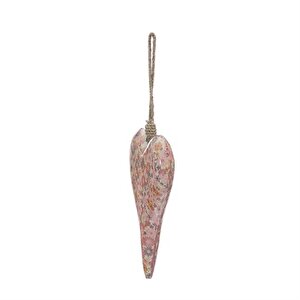 Vitale Şiva Çiçek Desenli Pembe Kalp Büyük Boy Ak.fq0025-p