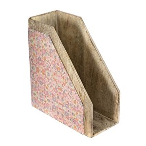 Vitale Şiva Çiçek Desenli Dekoratif Pembe Raf Ak.fq0022