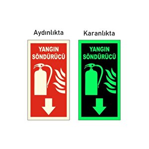 Fosforlu Yangın Tüpü Söndürme Cihazı Levhası