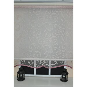 Çift Mekanizmalı Pembe Tül Stor Perde Stb-130