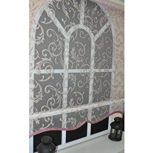 Çift Mekanizmalı Pembe Tül Stor Perde Stb-130 180x200 cm