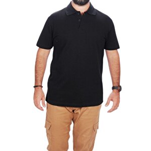 Formteks Polo Yaka Tshirt Siyah 3XL