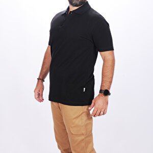 Formteks Polo Yaka Tshirt Siyah 3XL
