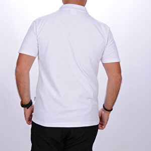 Formteks Polo Yaka Tshirt Beyaz S