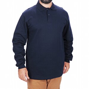 Formteks 3 İplik Sweatshirt Polo Yaka S