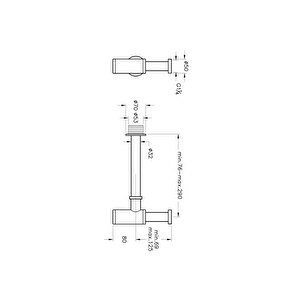 Vitra Origin Classic Lavabo Sifonu Altın A4512325
