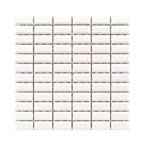 Vitra 2.5x5 Metro Tiles Mozaik Beyaz Parlak Duvar Karosu K52356080001vte0 Beyaz