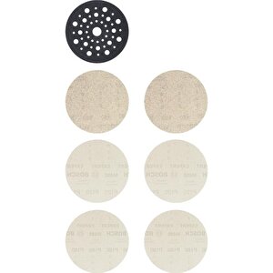 Expert M480 Başlangıç Kiti, Eksantrik Zımpara Makineleri Için, 125 Mm 7 Parça
