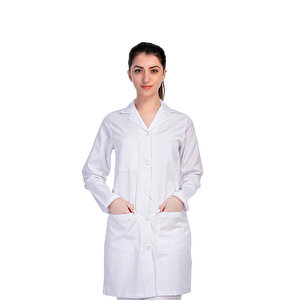 Formteks Doktor Öğretmen Eczacı Önlüğü Kadın  Düğmeli