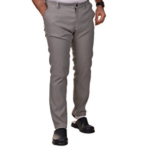 Formteks Likralı  Aşçı Pantolon Pötikare 3XL