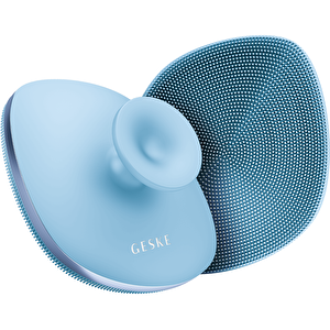 Metal Detaylı Yumuşak Silikonlu Vücut Temizleme Fırçası | Body Brush Mavi