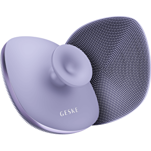 Metal Detaylı Yumuşak Silikonlu Vücut Temizleme Fırçası | Body Brush Mor