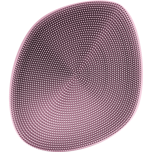 Metal Detaylı Yumuşak Silikonlu Vücut Temizleme Fırçası | Body Brush Pembe