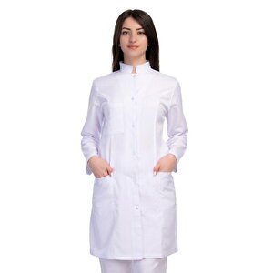 Doktor Önlük Kadın  Hakim Yaka Çıtçıtlı 2XL
