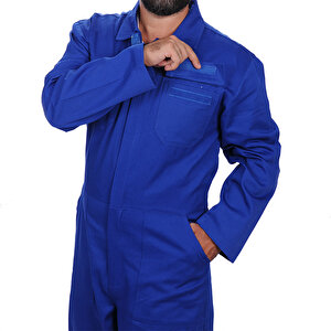 Formteks Kollu Tulum Gabardin Sax 2XL