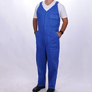 Formteks İşçi Kolsuz Tulum Gabardin Sax L