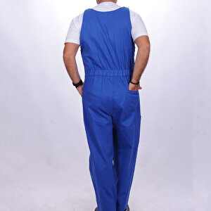 Formteks İşçi Kolsuz Tulum Gabardin Sax