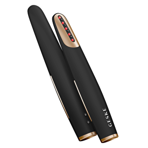 Titreşimli Kırmızı Led Terapili Sıkılaştırıcı Yüz Bakım Cihazı | Skin Firming Wand Siyah
