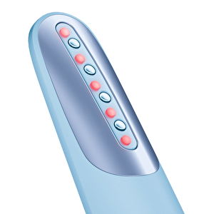 Titreşimli Kırmızı Led Terapili Sıkılaştırıcı Yüz Bakım Cihazı | Skin Firming Wand Mavi