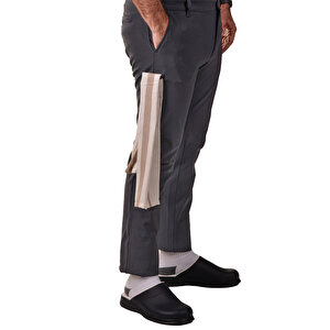 Formteks Likralı Aşçı Pantolon Füme 3XL