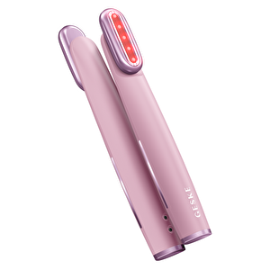 Titreşimli Döner Başlıklı Led Terapili Cilt Sıkılaştırıcı Yüz Bakım Cihazı | Rotatable Head Skin Firming Wand Pembe