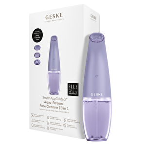 Aqua-stream Çift Başlıklı Siyah Nokta Ve  Yüz Temizleme Cihazı | Aqua-stream Face Cleanser Mor