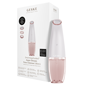 Aqua-stream Çift Başlıklı Siyah Nokta Ve  Yüz Temizleme Cihazı | Aqua-stream Face Cleanser Beyaz