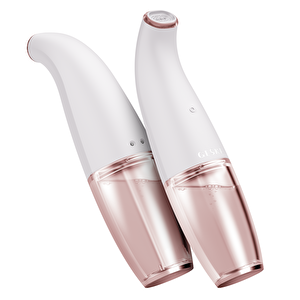 Aqua-stream Çift Başlıklı Siyah Nokta Ve  Yüz Temizleme Cihazı | Aqua-stream Face Cleanser Beyaz