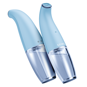 Aqua-stream Çift Başlıklı Siyah Nokta Ve  Yüz Temizleme Cihazı | Aqua-stream Face Cleanser Mavi