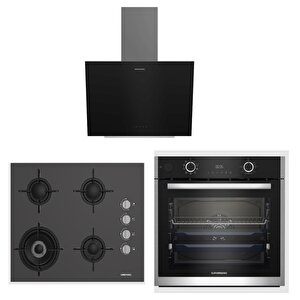 Gebd 12302 B - Gdsp 2474 Bb - Gigl 622410 Siyah Ankastre Set