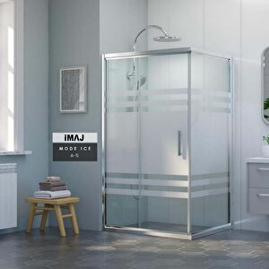 Mode İce A-5 Sabit Panelli Dikdörtgen Duşakabin 70x150 Cm H:190 70x150 cm