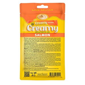 Kedi Ödül Maması - Creamy - Somonlu - 15 Gr 5'li - Delibon