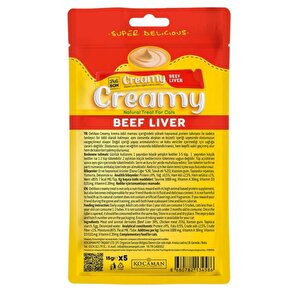 Kedi Ödül Maması - Creamy - Tavuklu - 15 Gr 5'li - Delibon