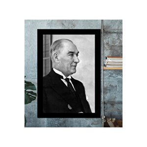 Atatürk Ev Ve Ofis Dekoratif Çerçeve Görünümlü Tablo
