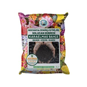 Vermikompost Ile Zenginleştirilmiş Biochar Gübre Karışımı 3 L